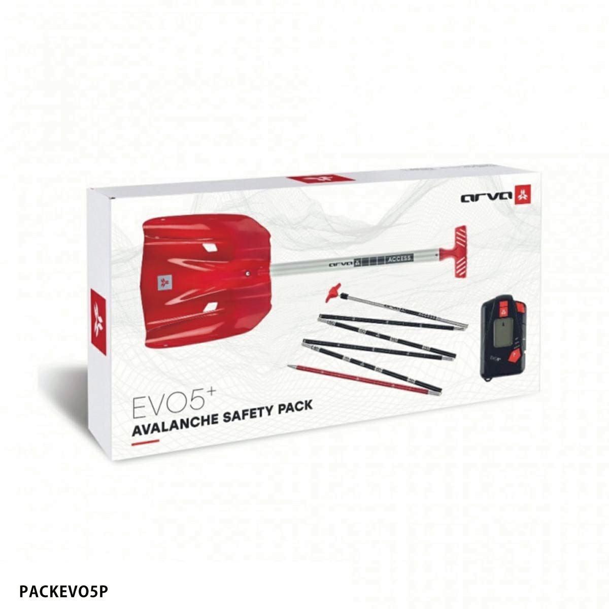 arva アルバ ビーコン＜2025＞Safety pack EVO5+〔EVO5+ + Shovels