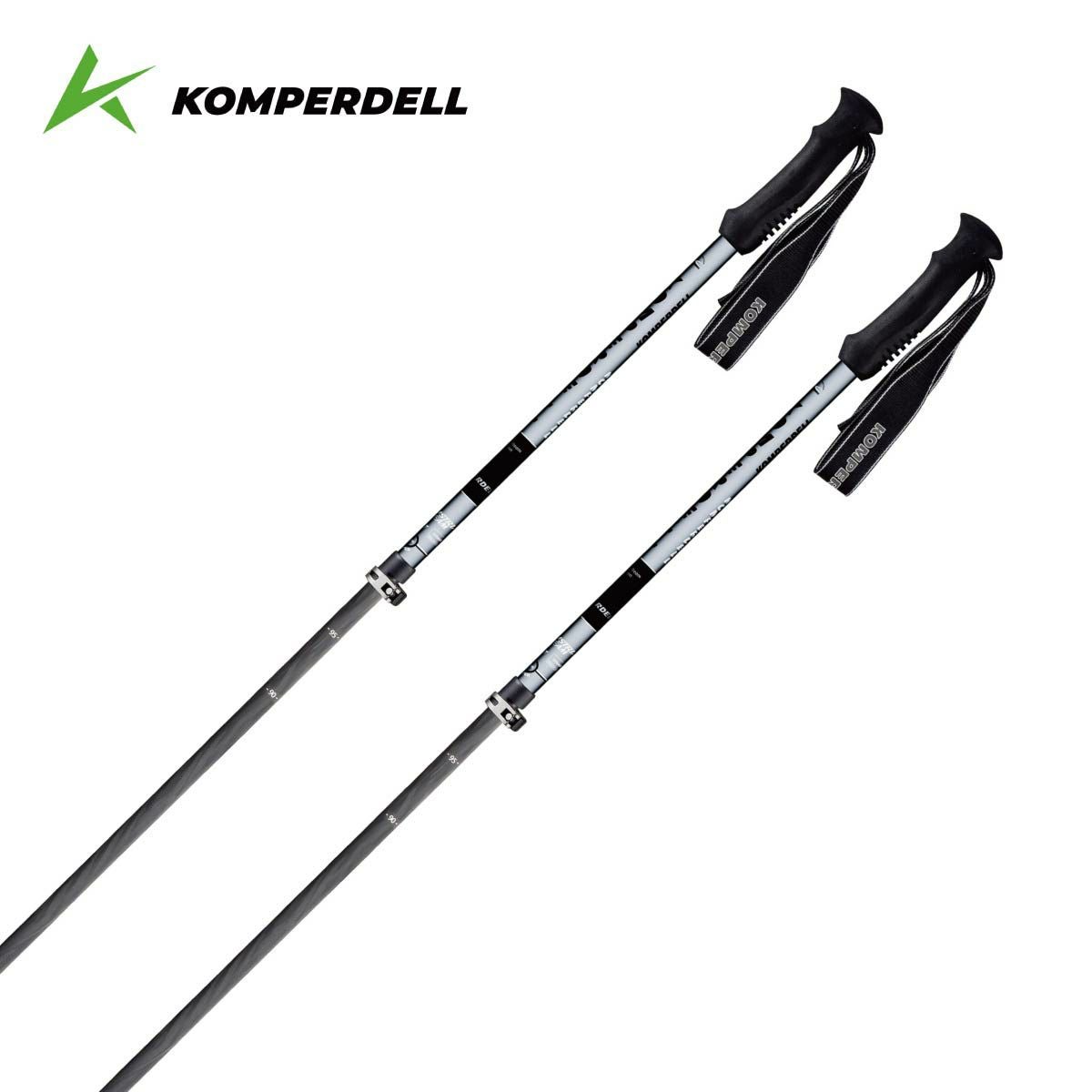 コンパーデル　CARBON PRO VARIO SUPER LIGHT SLIM KOMPERDELL コンパーデル スキー ポール ストック カーボン 2025