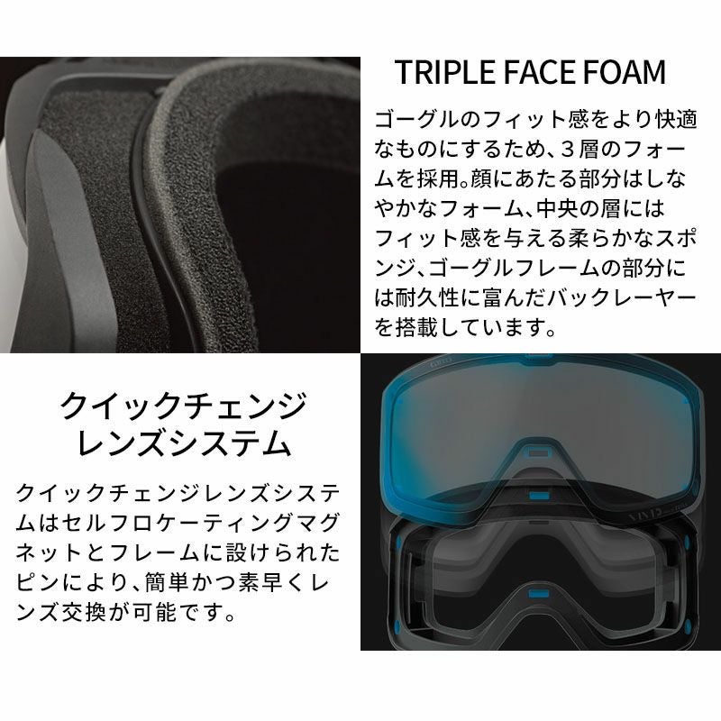 スキーゴーグル GIRO ジロ メンズ レディース 2025 AXIS / アクシス