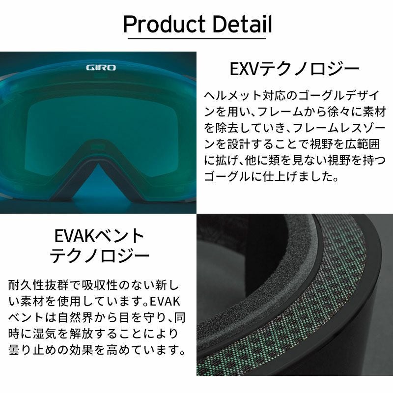 スキーゴーグル GIRO ジロ メンズ レディース 2025 Method / メソッド