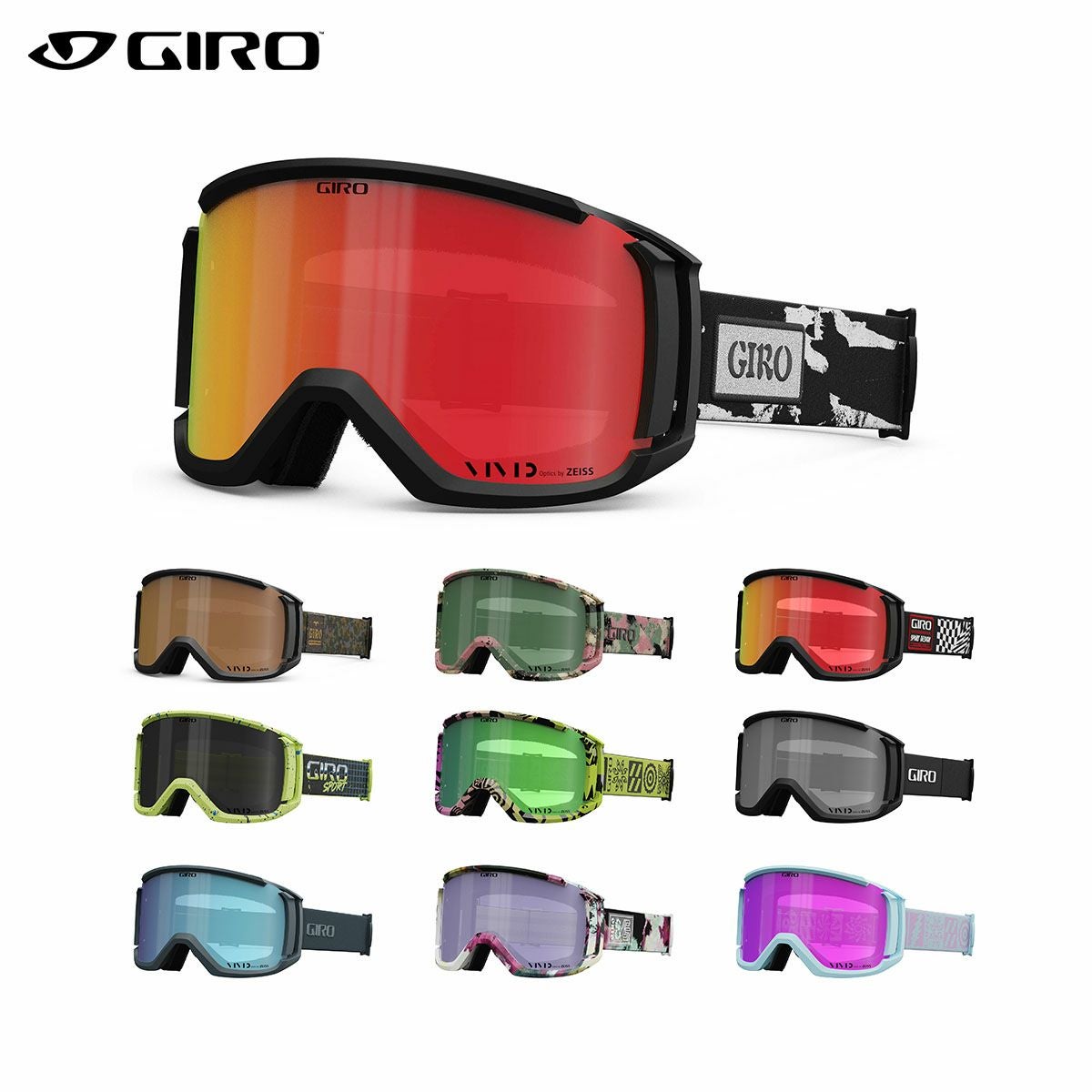【新品未使用】GIRO REVOLT AF ゴーグル アジアンフィット GIRO（ジロ） GIROジローAXIS AF POWゴーグル アジアンフィット