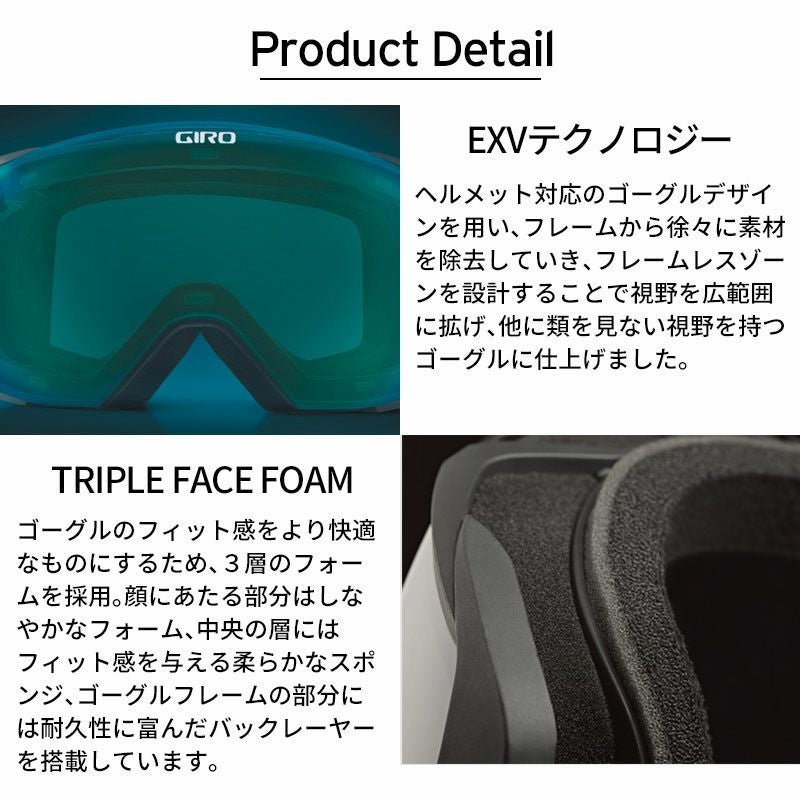 【新品未使用】GIRO REVOLT AF ゴーグル アジアンフィット GIRO（ジロ） GIROジローAXIS AF POWゴーグル アジアンフィット