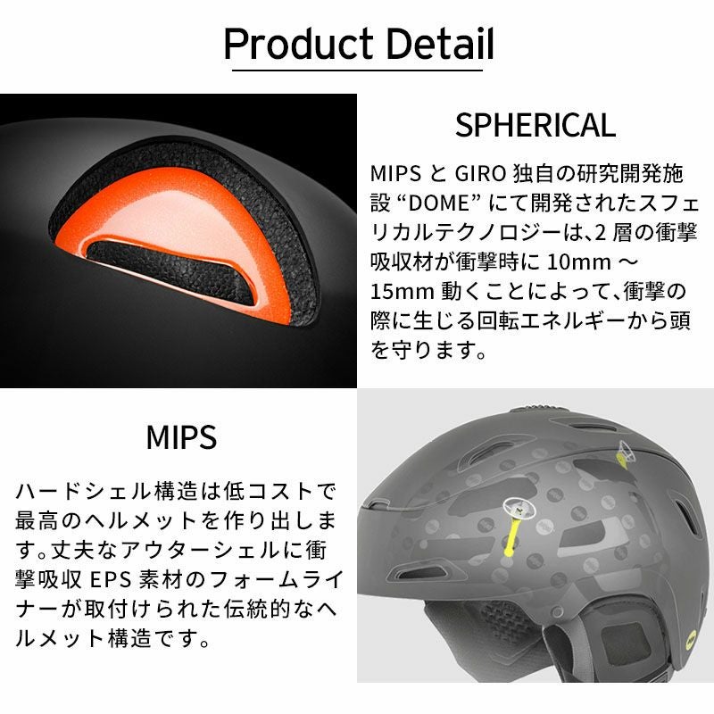 GIRO ジロ スキー ヘルメット メンズ レディース 2025 Tor Spherical