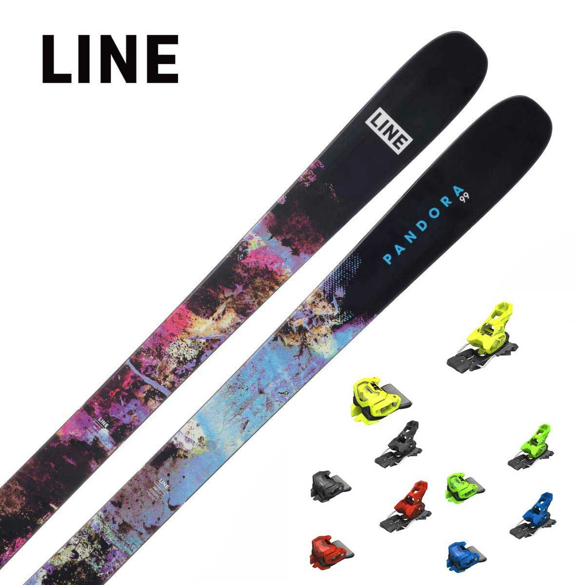 LINE スキー板 Pandora 94 172cm LINE ライン スキー板 メンズ レディース＜2025＞ PANDORA 99 + ＜25