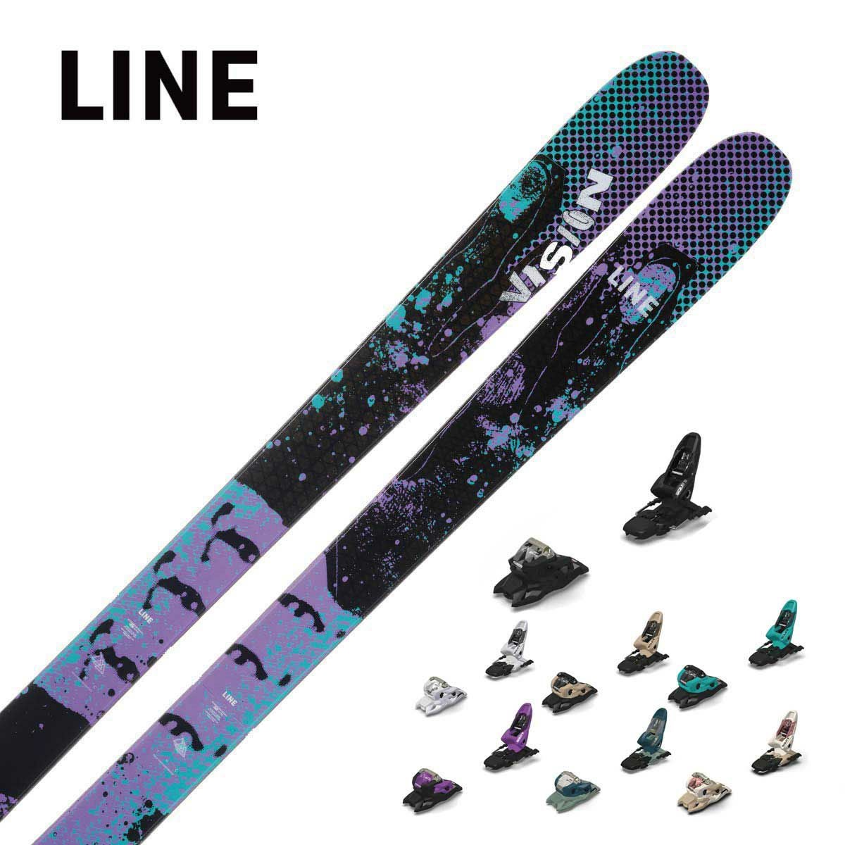 LINE ライン スキー板 メンズ レディース＜2025＞ VISION 96 + SQUIRE