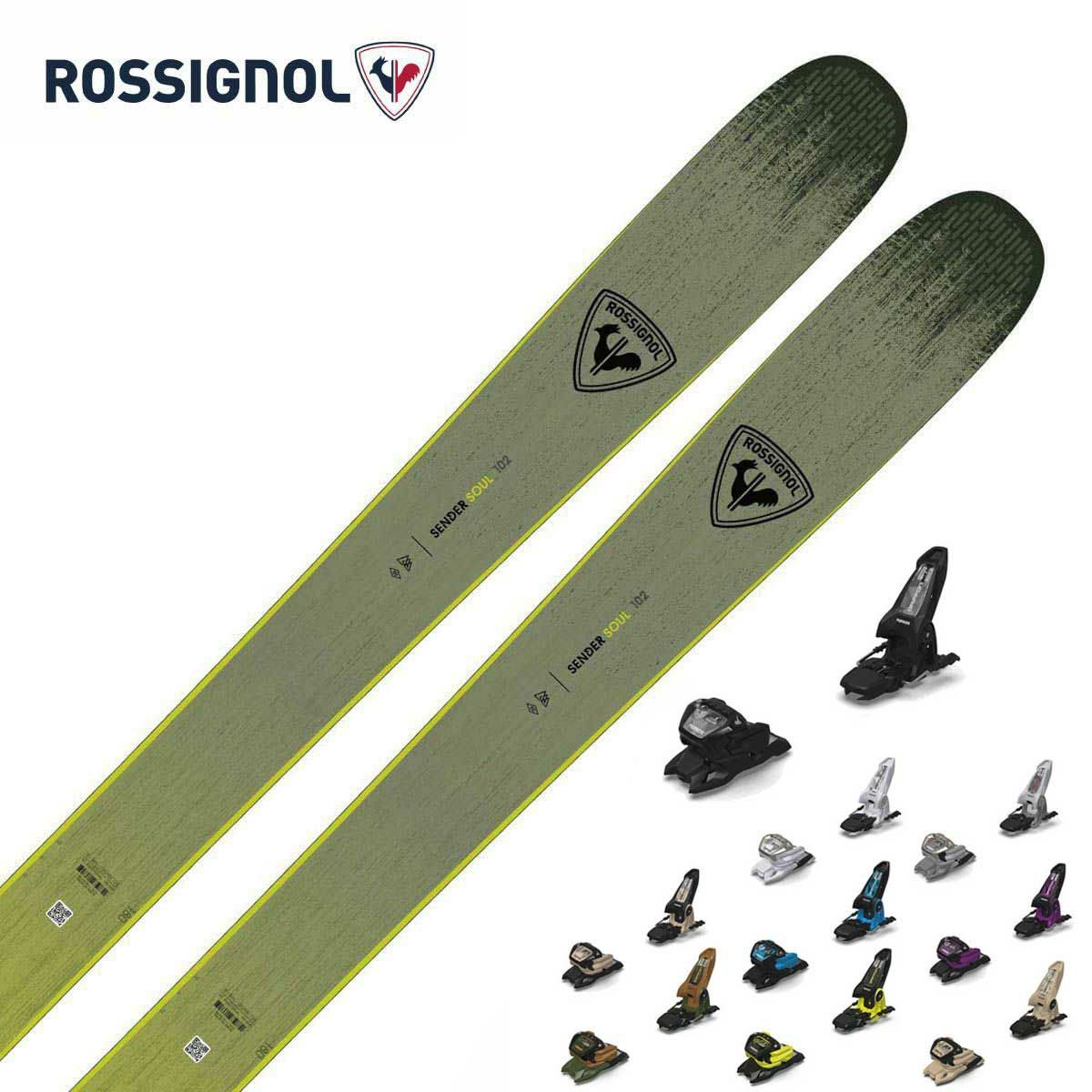 【格安】スキー板&ビンディング(ROSSIGNOL)&ストック(HART)&スキーカバー Hart（ハート） クエストLTD QUEST LTD ＆ HART QUEST 板＋