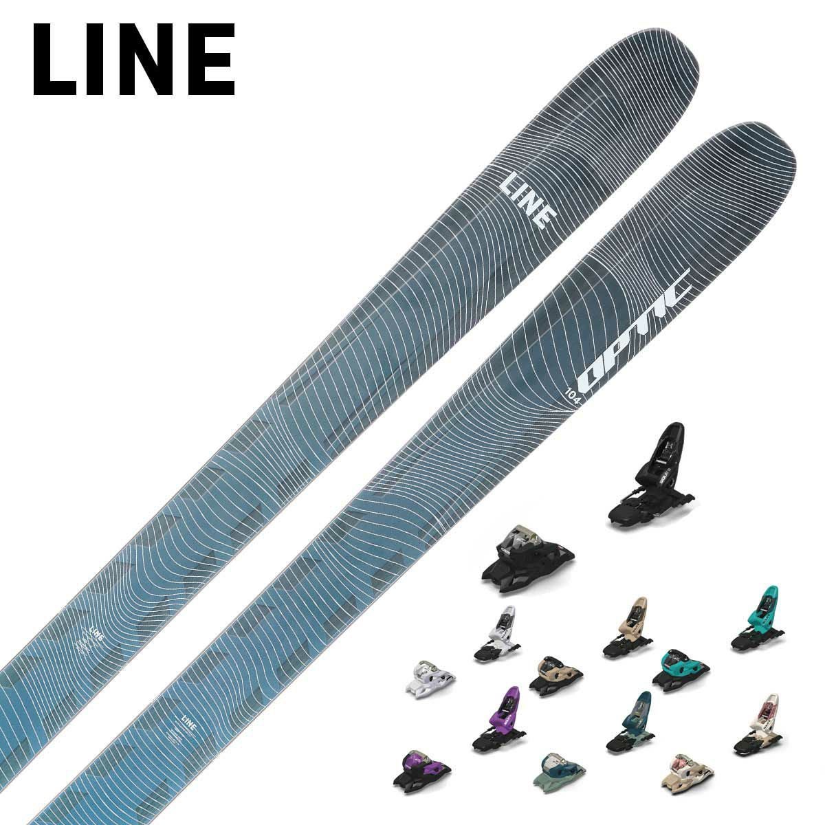 LINE ライン スキー板 メンズ レディース＜2025＞ OPTIC 104 + SQUIRE