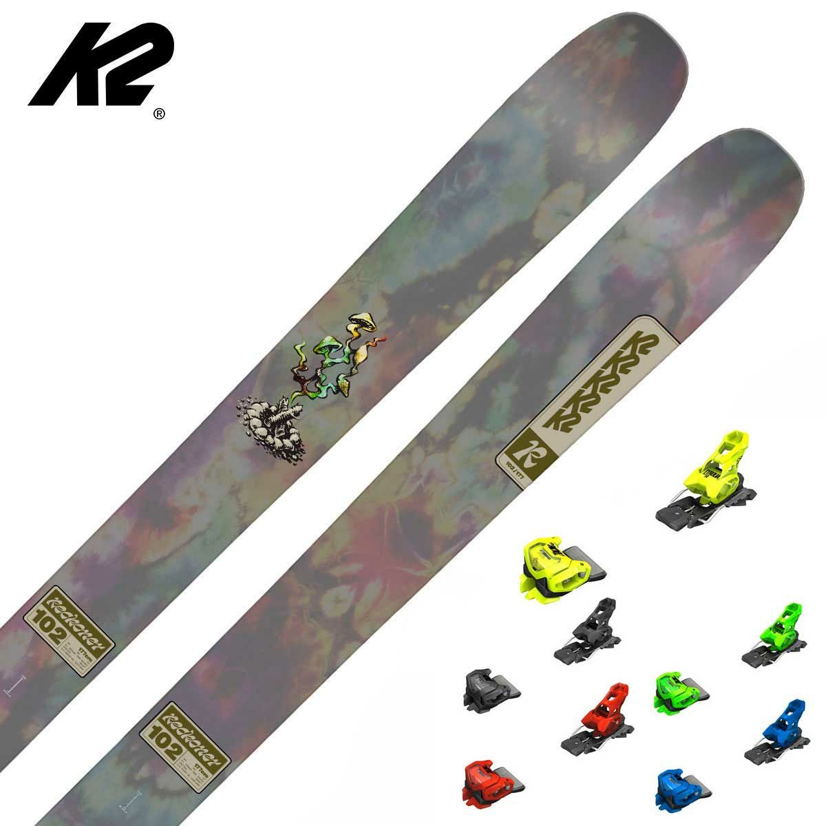 K2 RECKONER102 177cm ビンディング セット K2 ケーツー スキー板 メンズ レディース 2025 RECKONER 102 + ATTACK