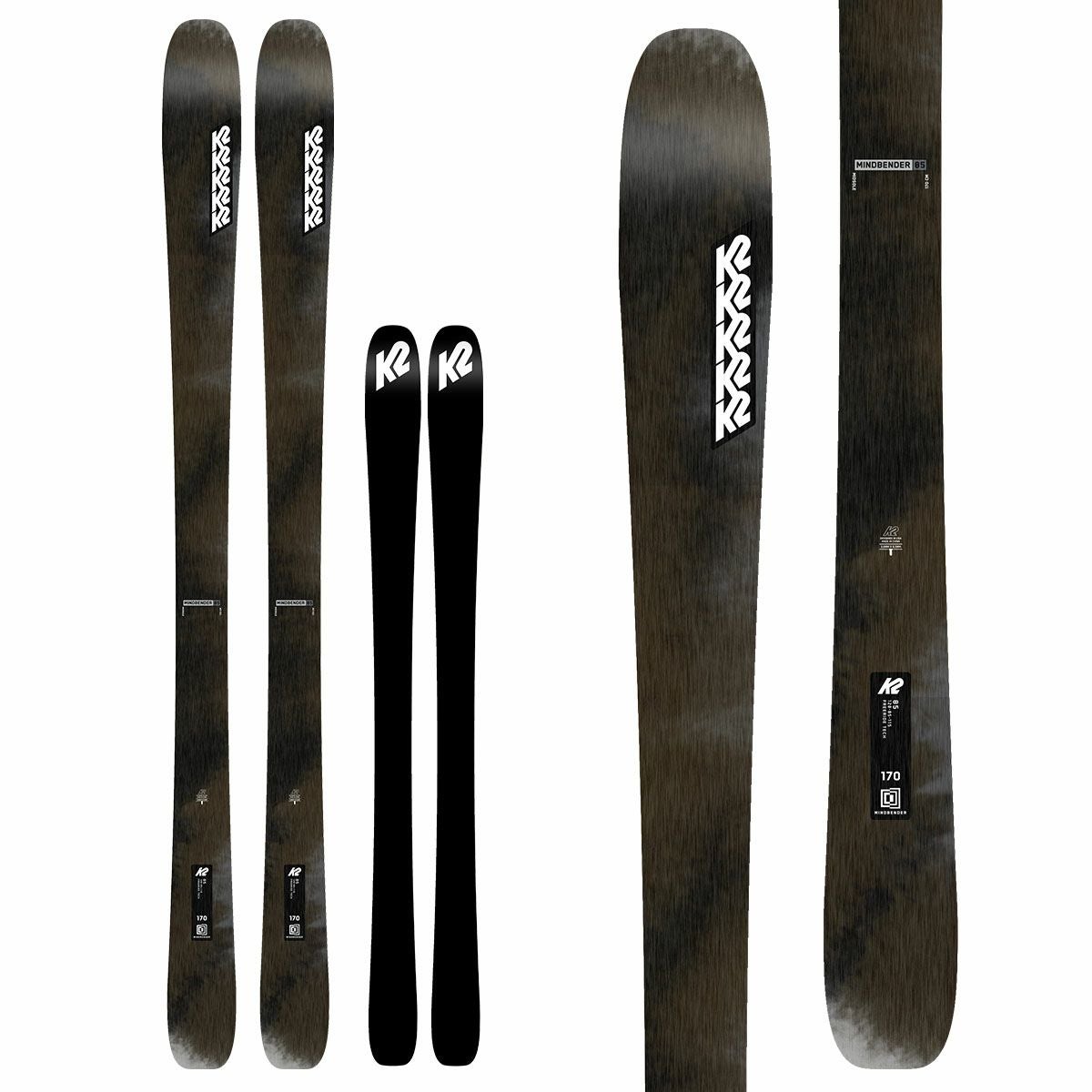 K2 170cm スキー板ビンディングセット K2 ケーツー スキー板 メンズ レディース＜2025＞MINDBENDER 85 +