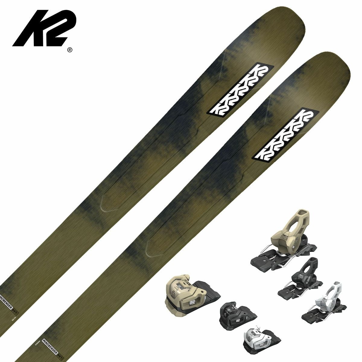 K2 Mind Bender 170cm 99 パウダー用 ファットスキー板 K2 MINDBENDER