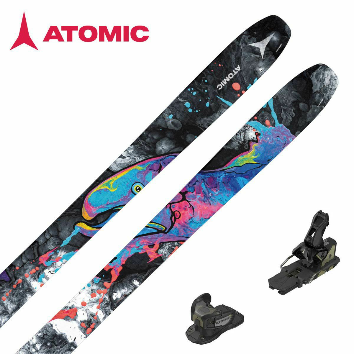 ATOMIC（アトミック）　スノーボード　　ロッカー　ビンディング付 ATOMIC（アトミック） ビンディング ATOMIC WARDEN 11 MNC BLACK/GOLD