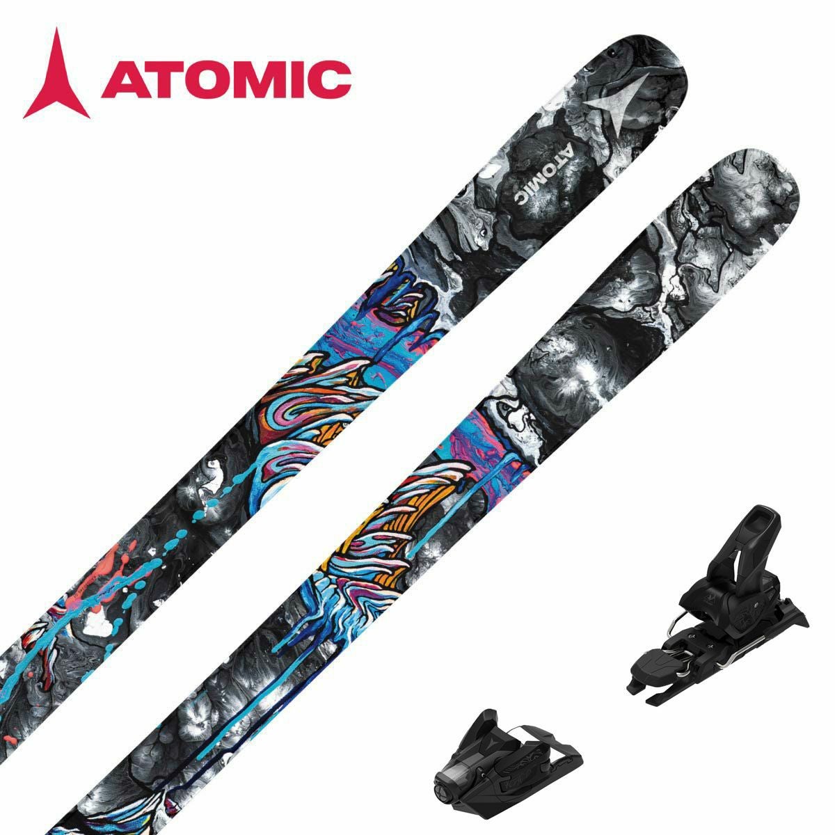 アトミックスキー板 ⭐︎ Atomic ST Drive ⭐︎ 165cm ⭐︎ Atomic純正プレート+ Atomicビンディング付き ⭐︎ チューンナップ済み ⭐︎ アトミックスキー板 ⭐︎ Atomic ST Drive ⭐︎ 165cm ⭐︎ Atomic純正
