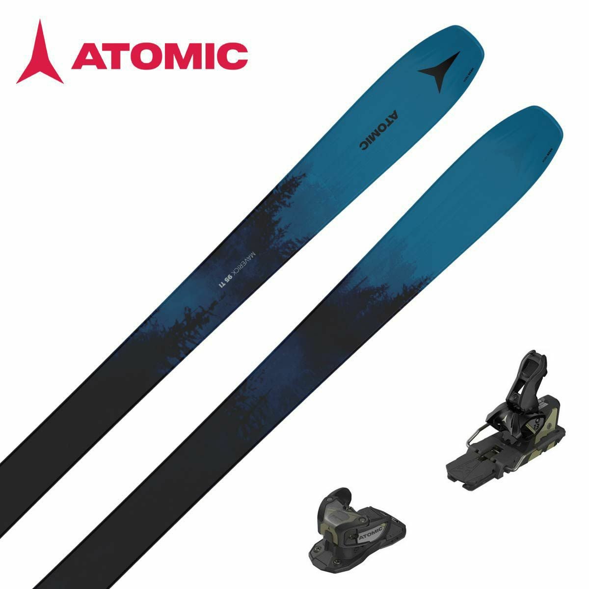 ATOMIC アトミック スキー板 2025 MAVERICK 95 TI + アトミック WARDEN