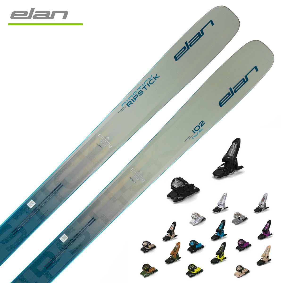 札幌市 清田区 elan エラン スキー板 RIPSTICK102 リップスティック 170㎝ ビンディング付き ライトグリーン系 札幌市 清田区 elan エラン スキー板 RIPSTICK102 リップスティック