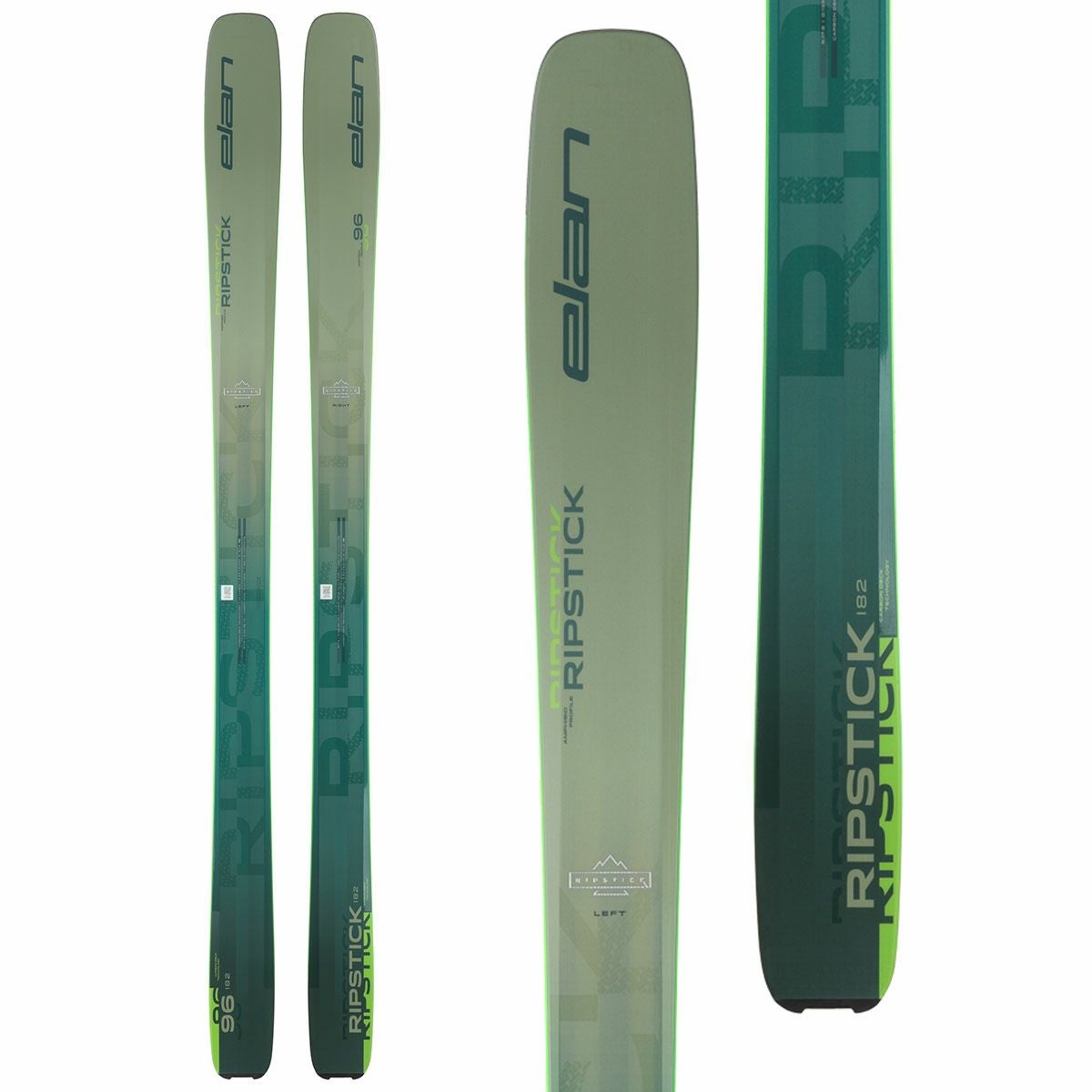 Elan Ripstick 96 スキー 板 elan（エラン） 26 ELAN RIPSTICK 96 BLACK EDITION ビンディング無し