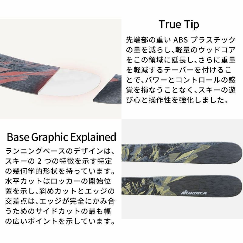 NORDICA ノルディカ スキー板 メンズ レディース ＜2025＞ Enforcer 94