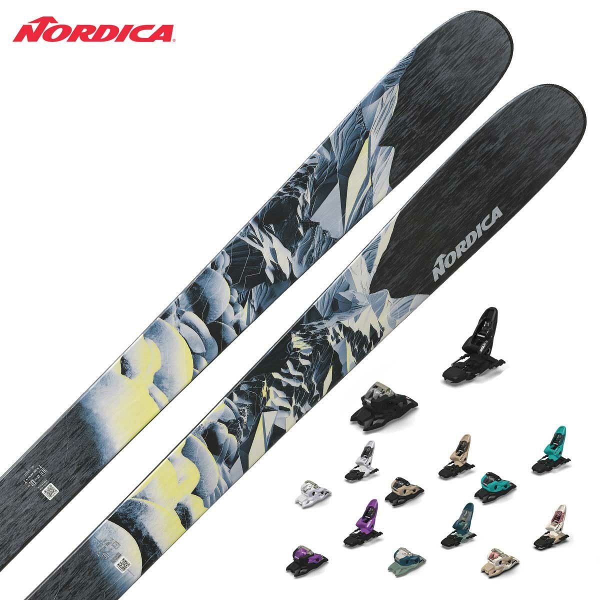 NORDICA ジュニアスキー 140cm ノルディカ スキー板 2024 NORDICA ノルディカ TEAM J R FDT (100-140) + JR 4.5 FTD