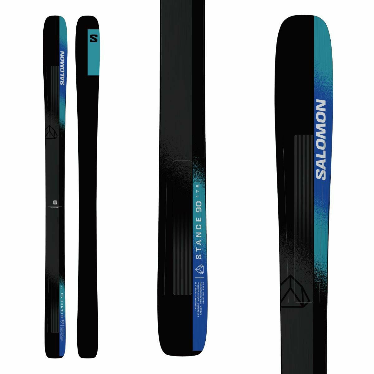 SALOMON サロモン スキー板 メンズ レディース ＜2025＞ STANCE 90 +