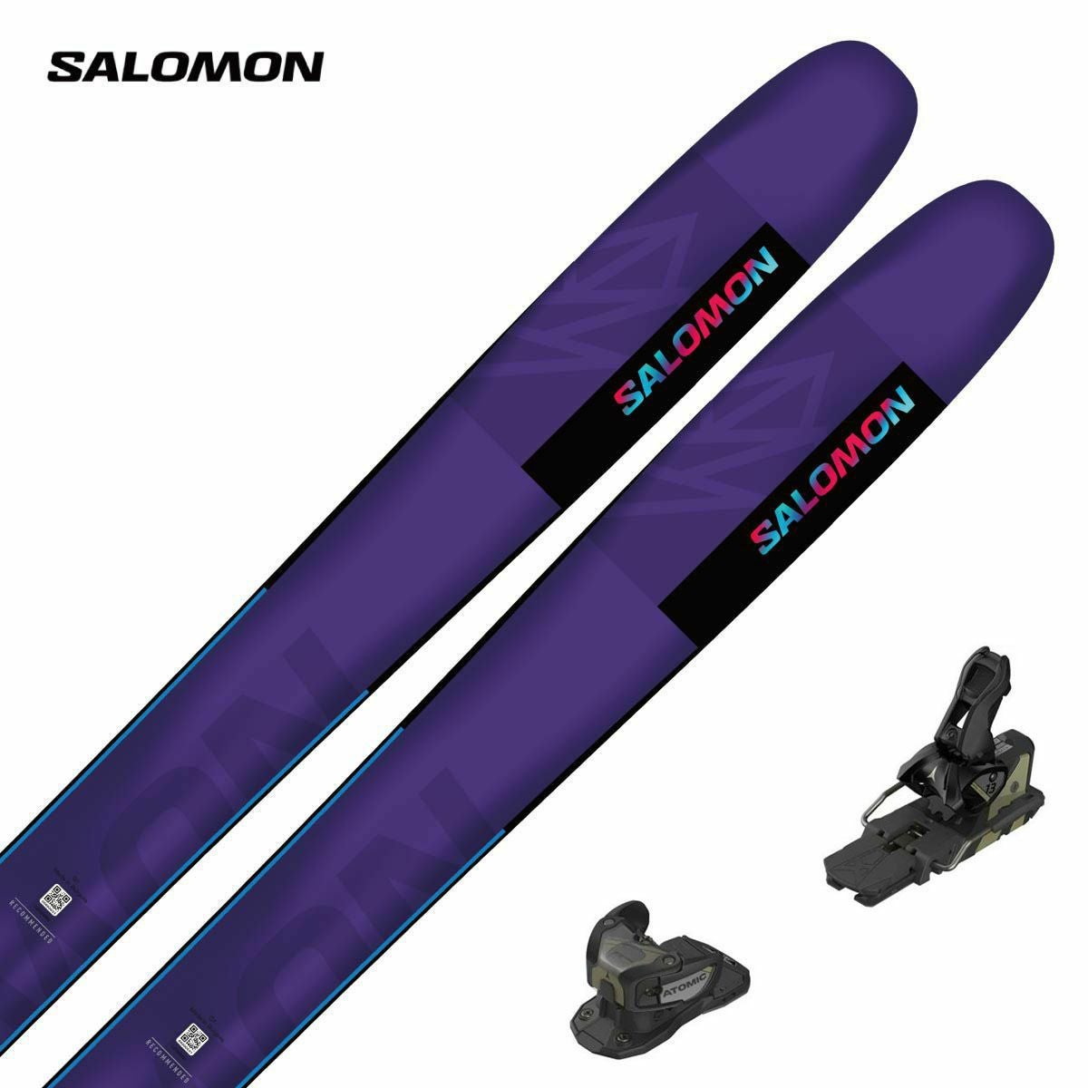SALOMON サロモン スキー板 メンズ レディース ＜2025＞ QST 98 + ＜24