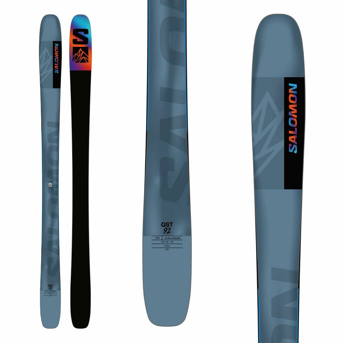 SALOMON サロモン スキー板 メンズ レディース ＜2025＞ QST 92 +