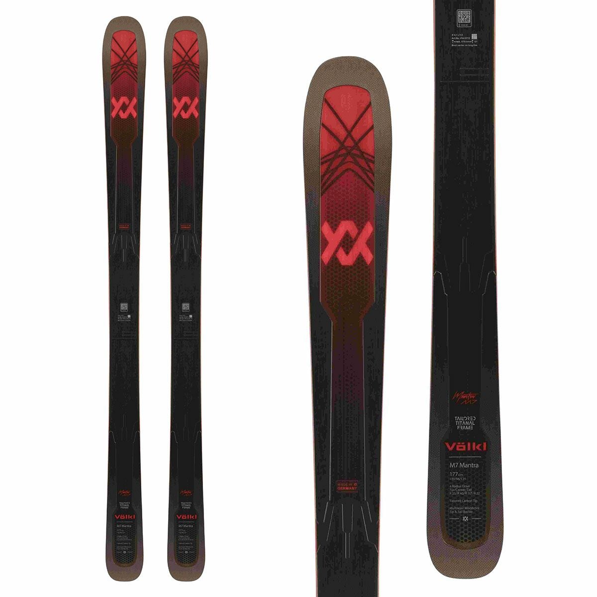 VOLKL フォルクル スキー板 メンズ レディース ＜2025＞ M7 MANTRA +