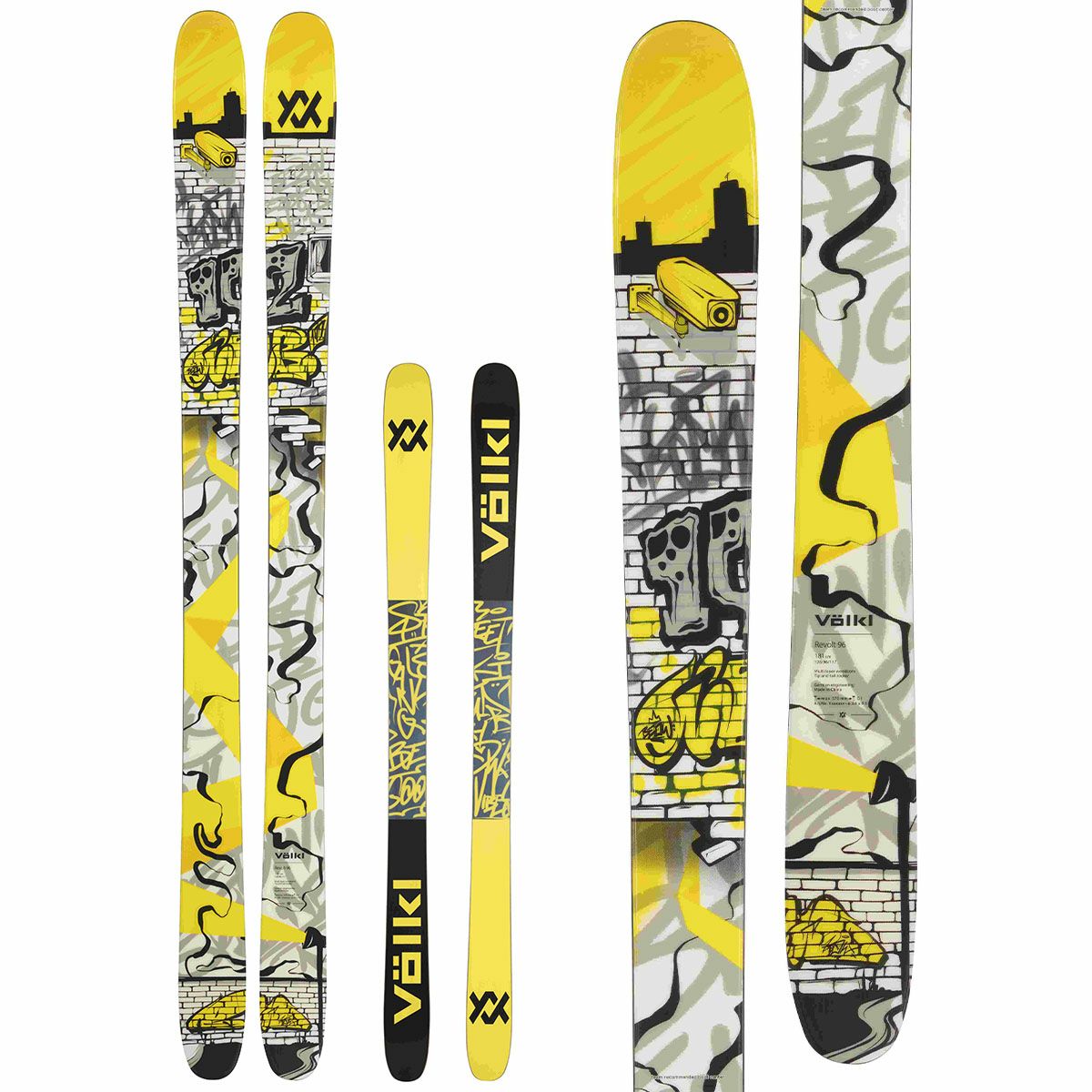 VOLKL フォルクル スキー板 メンズ レディース ＜2025＞ REVOLT 96 +