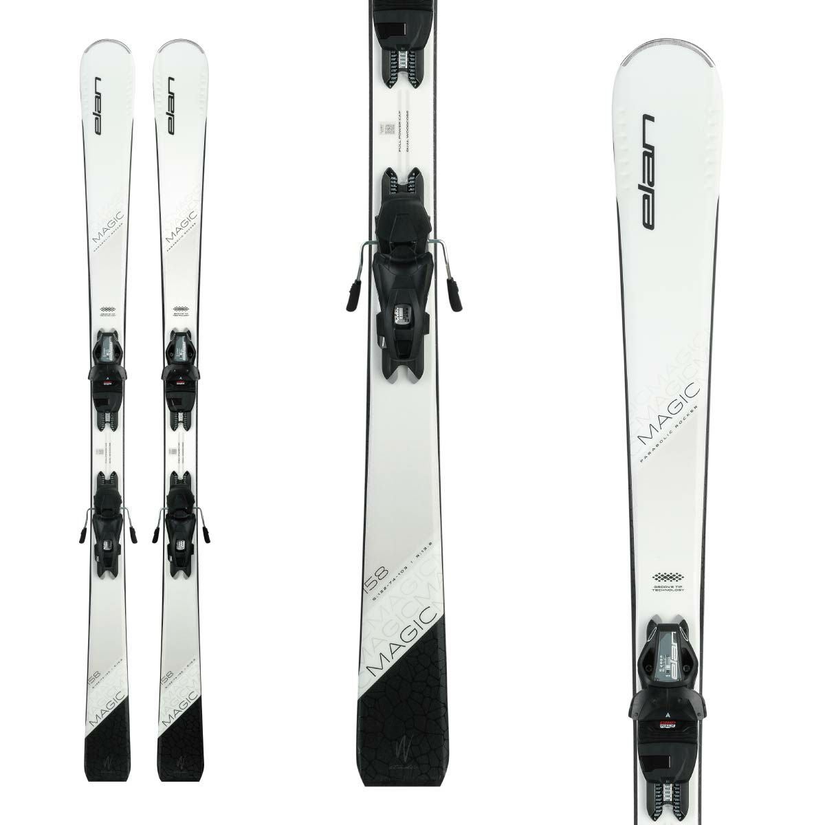 ELAN エラン スキー板 レディース＜2024＞WHITE MAGIC LS+EL 9.0 GW