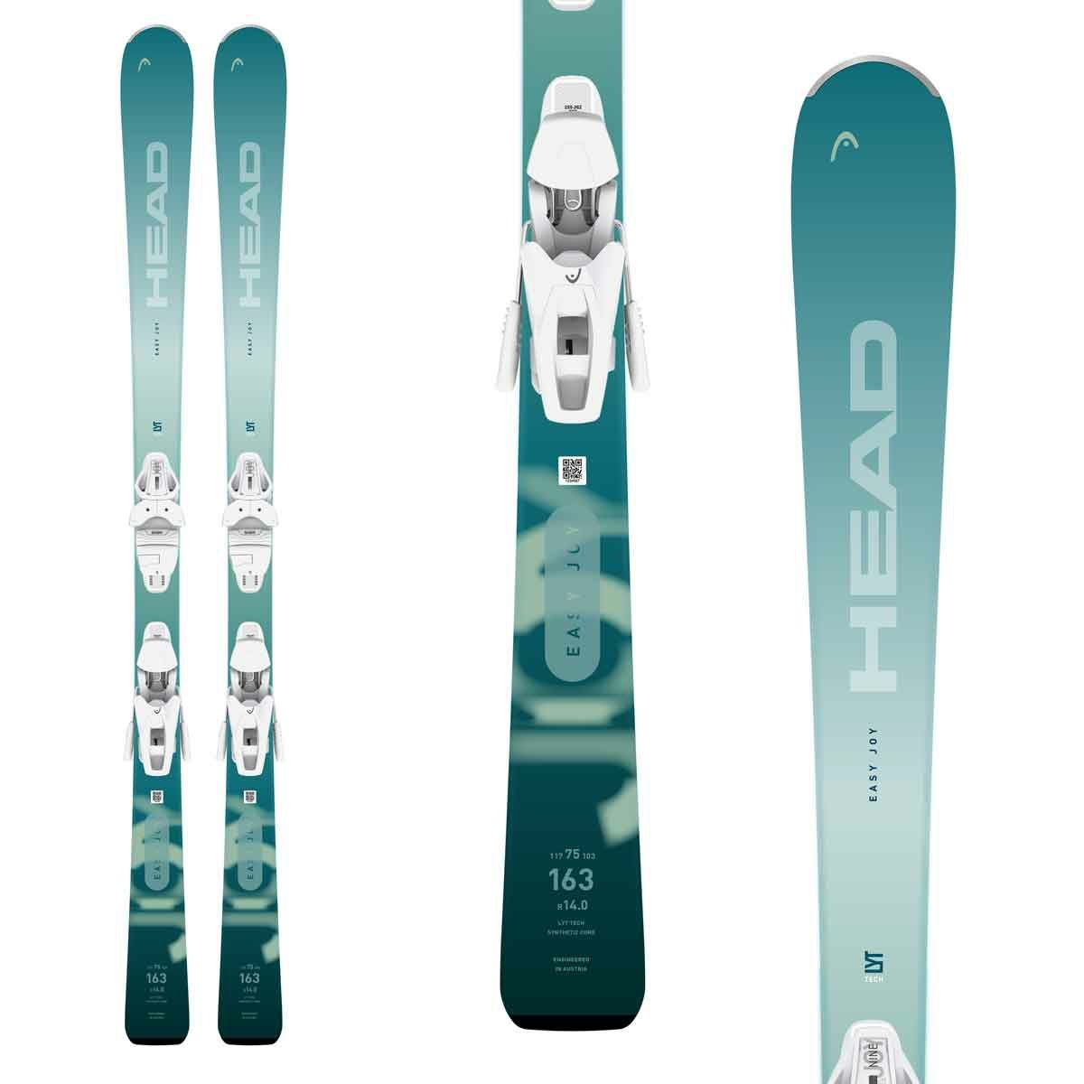 HEAD SUPER SHAPE ヘッド スキー板 Joy easy ヘッド（HEAD）（レディース）スキー板 ビンディング付属 315654