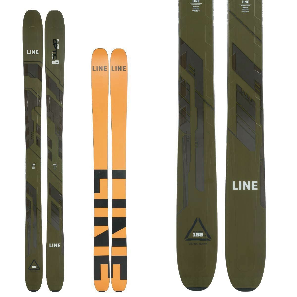 スキー板 LINE ライン メンズ レディース ＜2024＞ BLADE OPTIC 104
