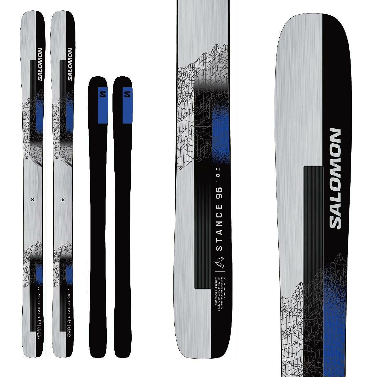 SALOMON サロモン スキー板 メンズ レディース<2024> STANCE 96 + SALOMON サロモン スキー板 メンズ レディース<2024> STANCE 96 +