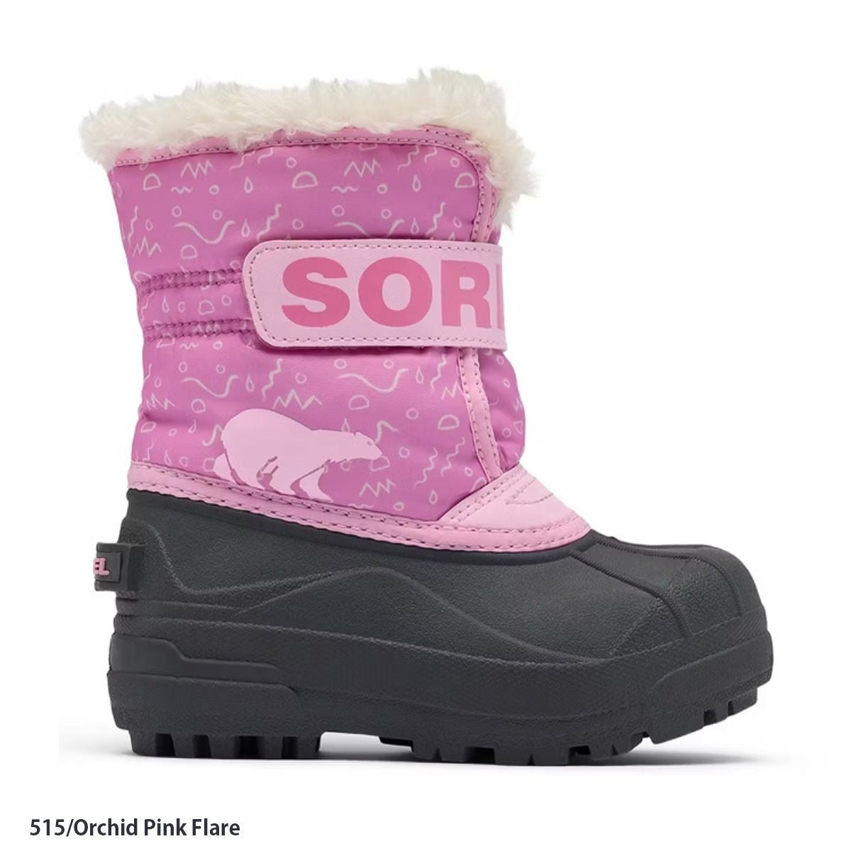 新品 ソレル ユートパックスノーブーツ ナイロン 24cm ピンク SOREL ソレル スノーシューズ スノーブーツ キッズ ジュニア＜2025