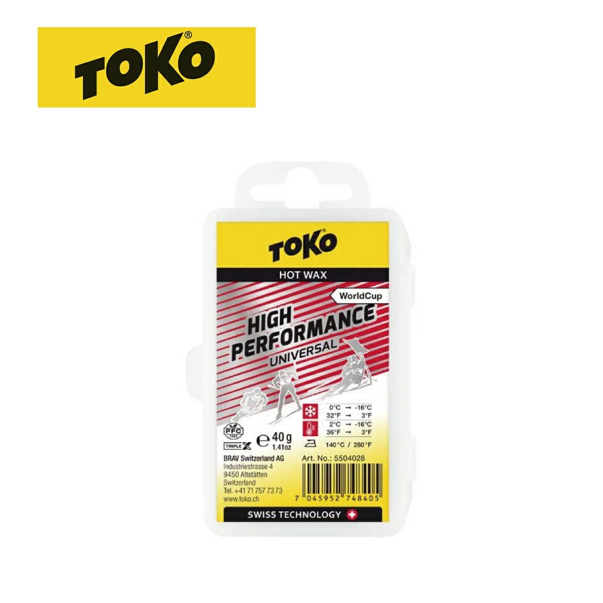 TOKO トコ スキー ワックス＜2023＞World Cup High Performance ｺｰﾙﾄﾞ