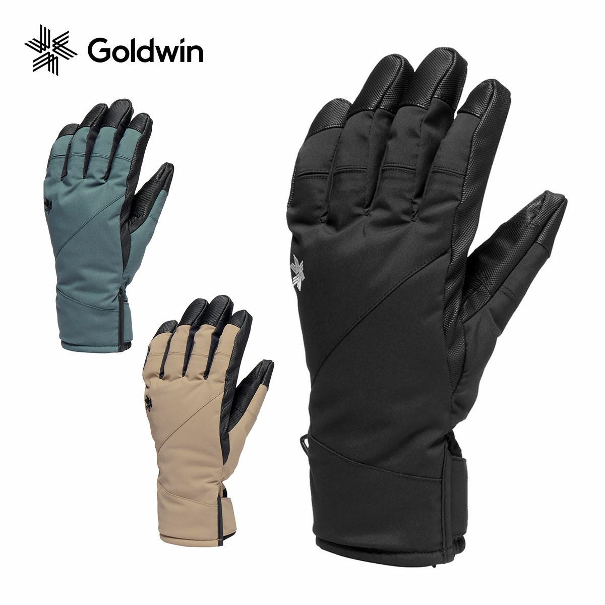 Goldwin スキーグローブ　XL GOLDWIN ゴールドウイン スキーグローブ メンズ 2025 Leather 3-finger