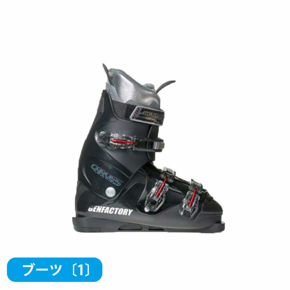 ◾️ショートスキーセット　板99㎝ ブーツ25.5㎝ 女性用　レディース用 スキー板 スキーセット メンズ レディース ショートスキー スキー4点