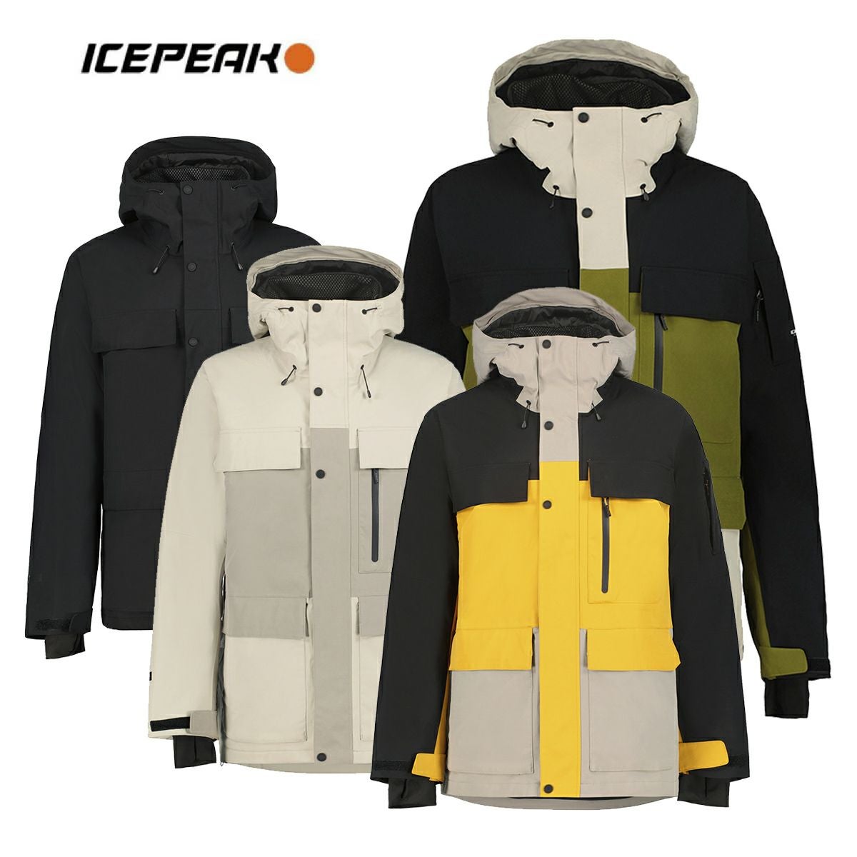 ICE PEAK スキーウェア上下(Lサイズ) アイスピーク(ICE PEAK) スキーウェア 上下セット SNOW JK+SNOW PT
