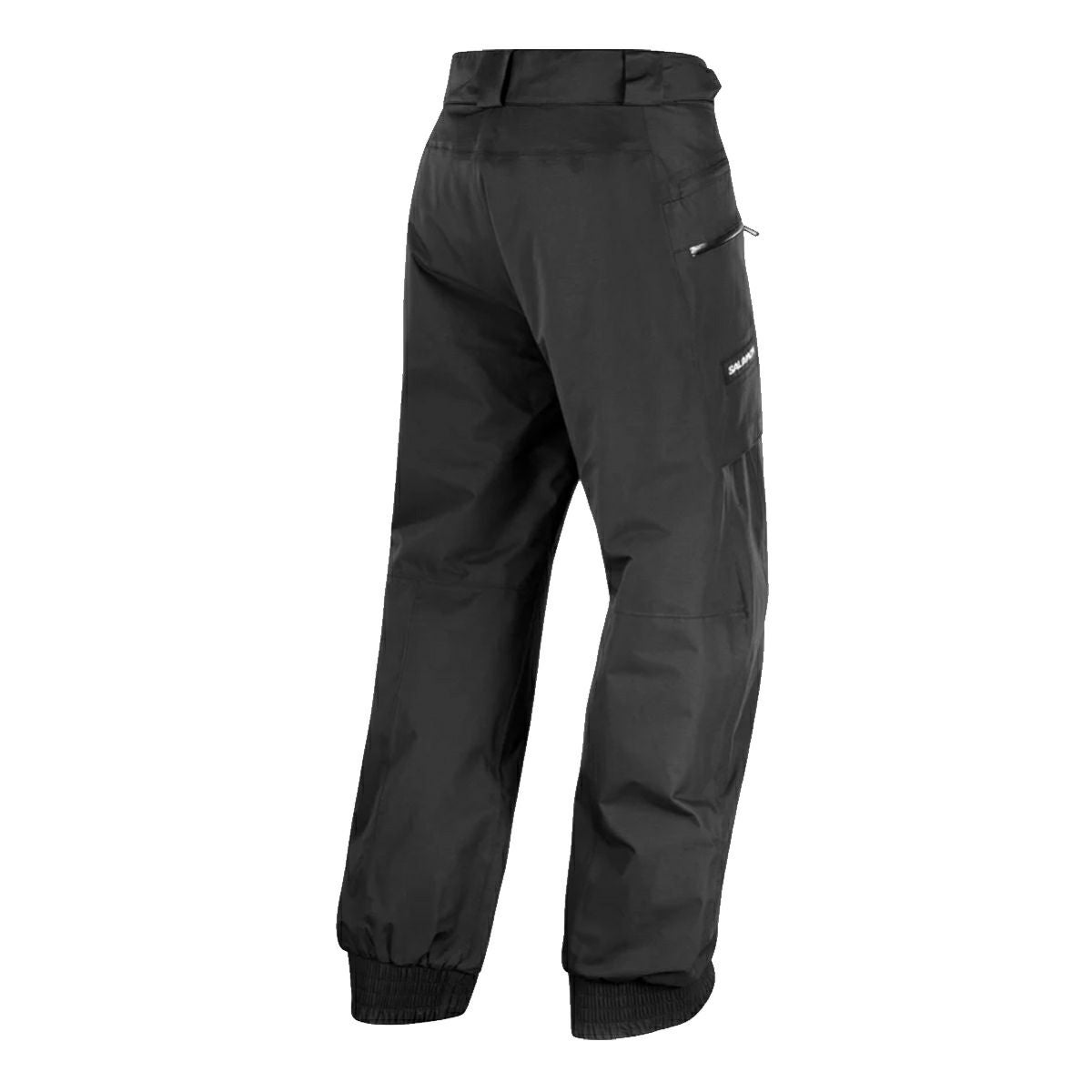 SALOMON ウィンターパンツ スノーウェア メンズ フリーサイズ 黒 SALOMON（サロモン） スノーボードウェア 上下セット メンズ ハイ