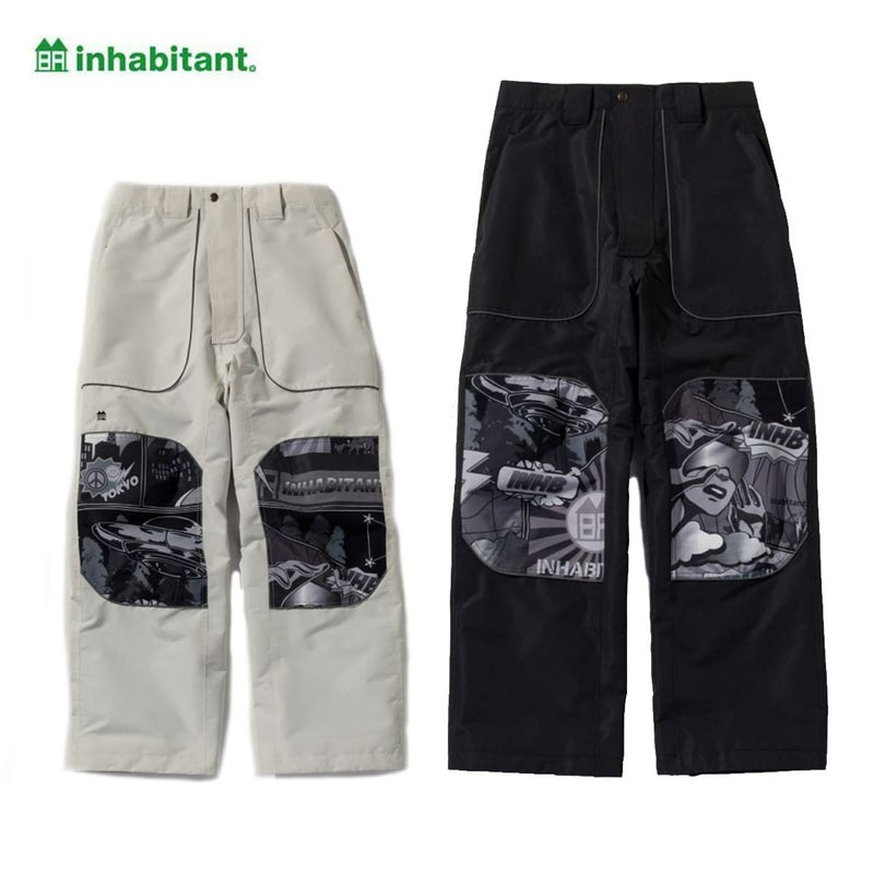 INHABITANT �C���n�r�^���g �X�L�[�E�F�A �A�E�^�[ �p���c �����Y ���f�B�[�X��2026��ISM25OB51 / PIPING LINE SNOW PANTS