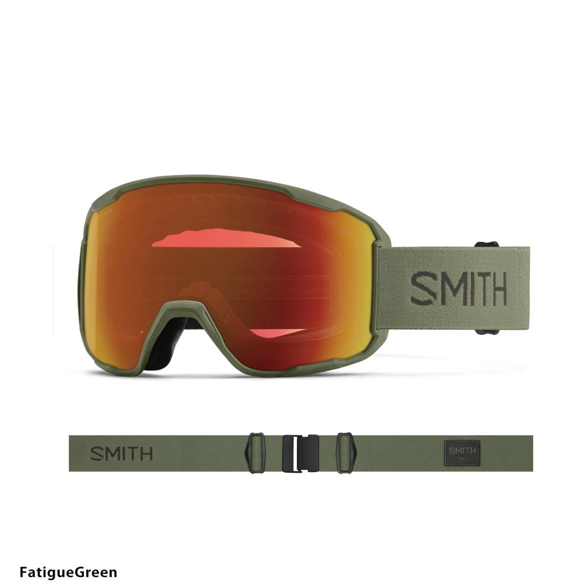 SMITH Preview Black Fatigue Green Newモデル SMITH スミス スキーゴーグル メンズ レディース＜2026＞ Preview