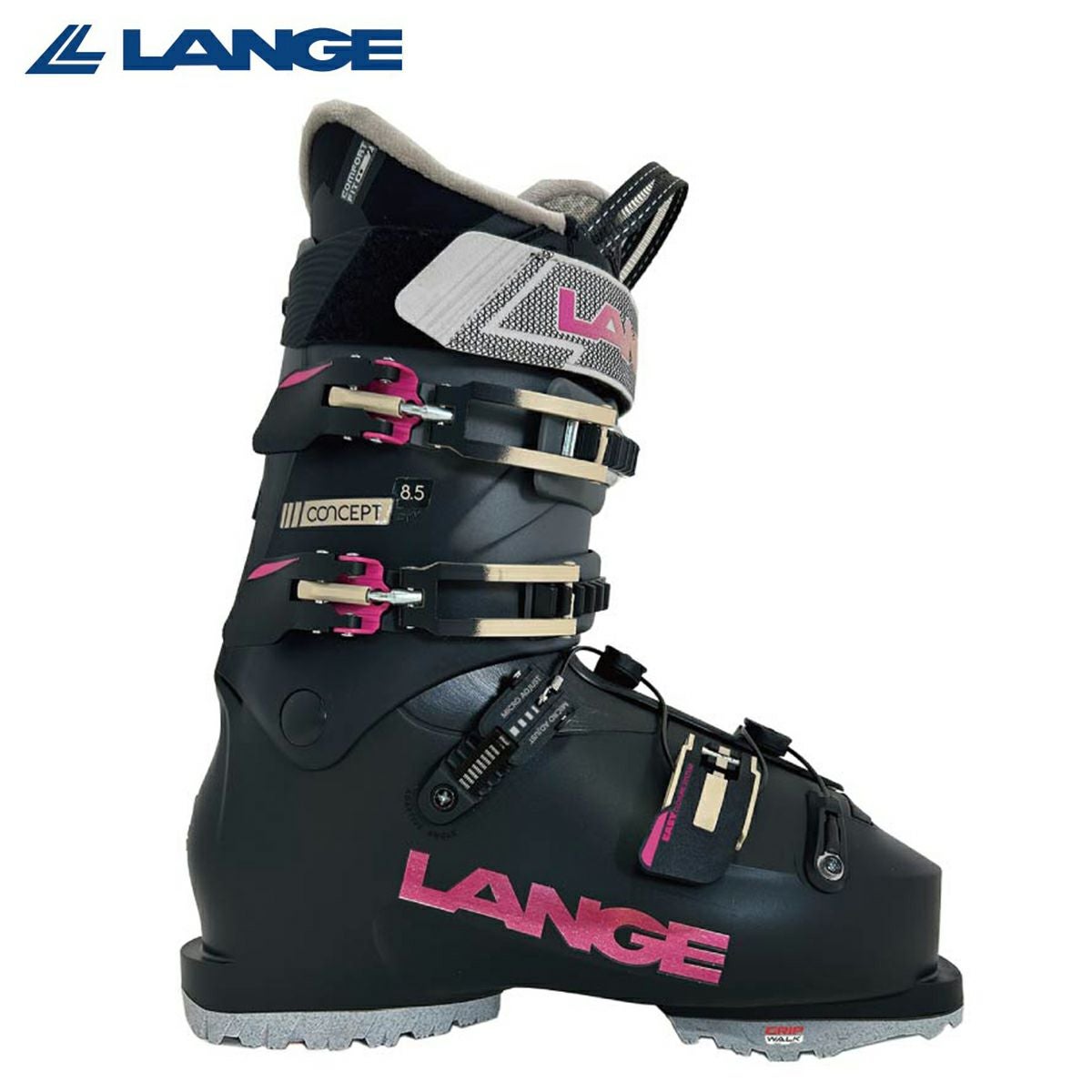 スキー 160cm, ブーツ26.5-27.0cm ,ストック LANGE ラング スキーブーツ レディース＜2026＞CONCEPT 7.5 W