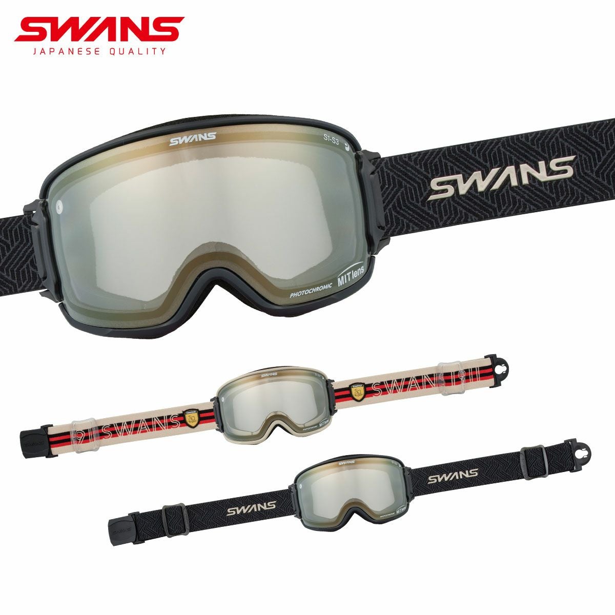 スワンズ SWANS スキーゴーグル メンズ レディース＜2026＞RIDGELINE