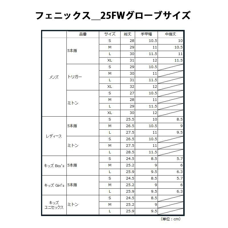 PHENIX フェニックス スキーグローブ メンズ＜2026＞Bicolor Gloves