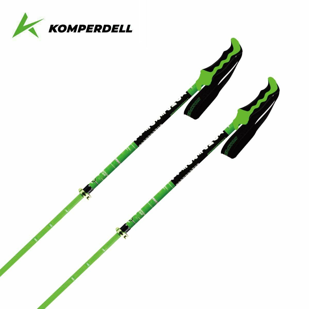 Komperdell Carbon スキー ストック グリーン 125cm ヨドバシ.com - コンパーデル KOMPERDELL NEW CARBON PRO VARIO JAPAN