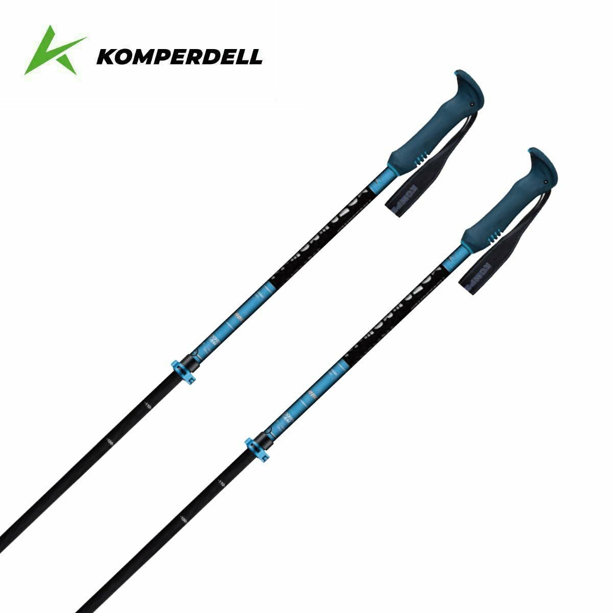 スキー KOMPERDELL CARBON PRO VARIO JAPAN BLUE コンパーデル KOMPERDELL CARBON PRO VARIO JAPAN BLUE 伸縮ポール