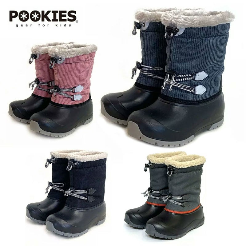 POOKIES �v�[�L�[�Y �X�m�[�V���[�Y �X�m�[�u�[�c �L�b�Y �W���j�A��2026��JUNIOR SNOW BOOTS / �W���j�A�X�m�[�u�[�c �X�m�[�V���[�Y / PK-WP201