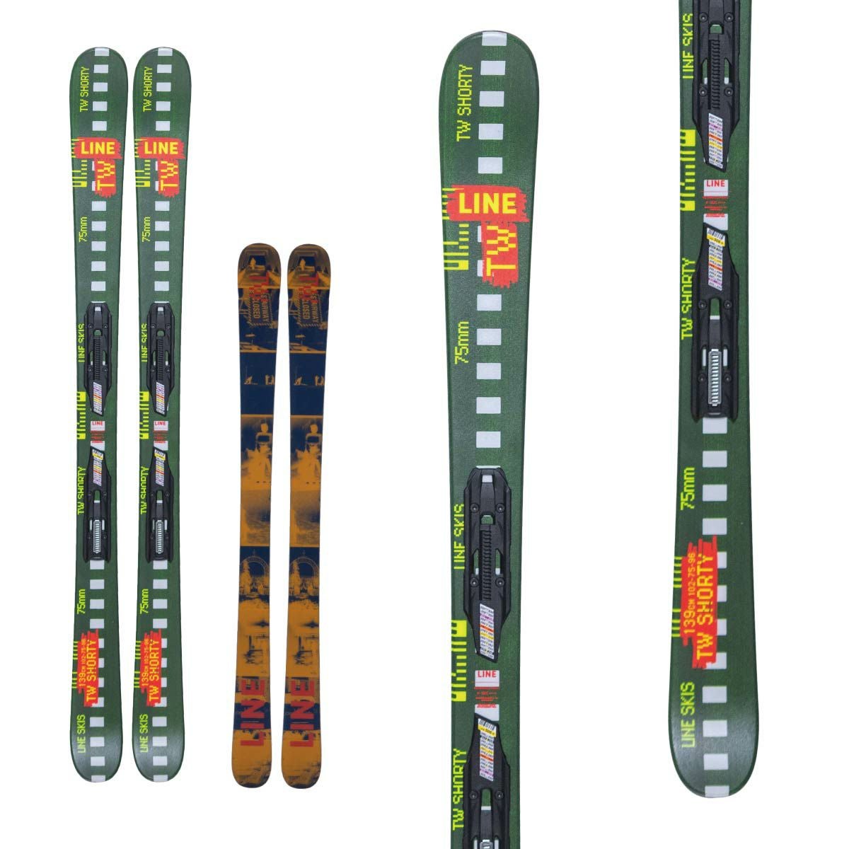 LINE ライン スキー板 キッズ ジュニア<2026>TOM WALLISCH SHORTY LINE ライン スキー板 キッズ ジュニア<2026>TOM WALLISCH SHORTY