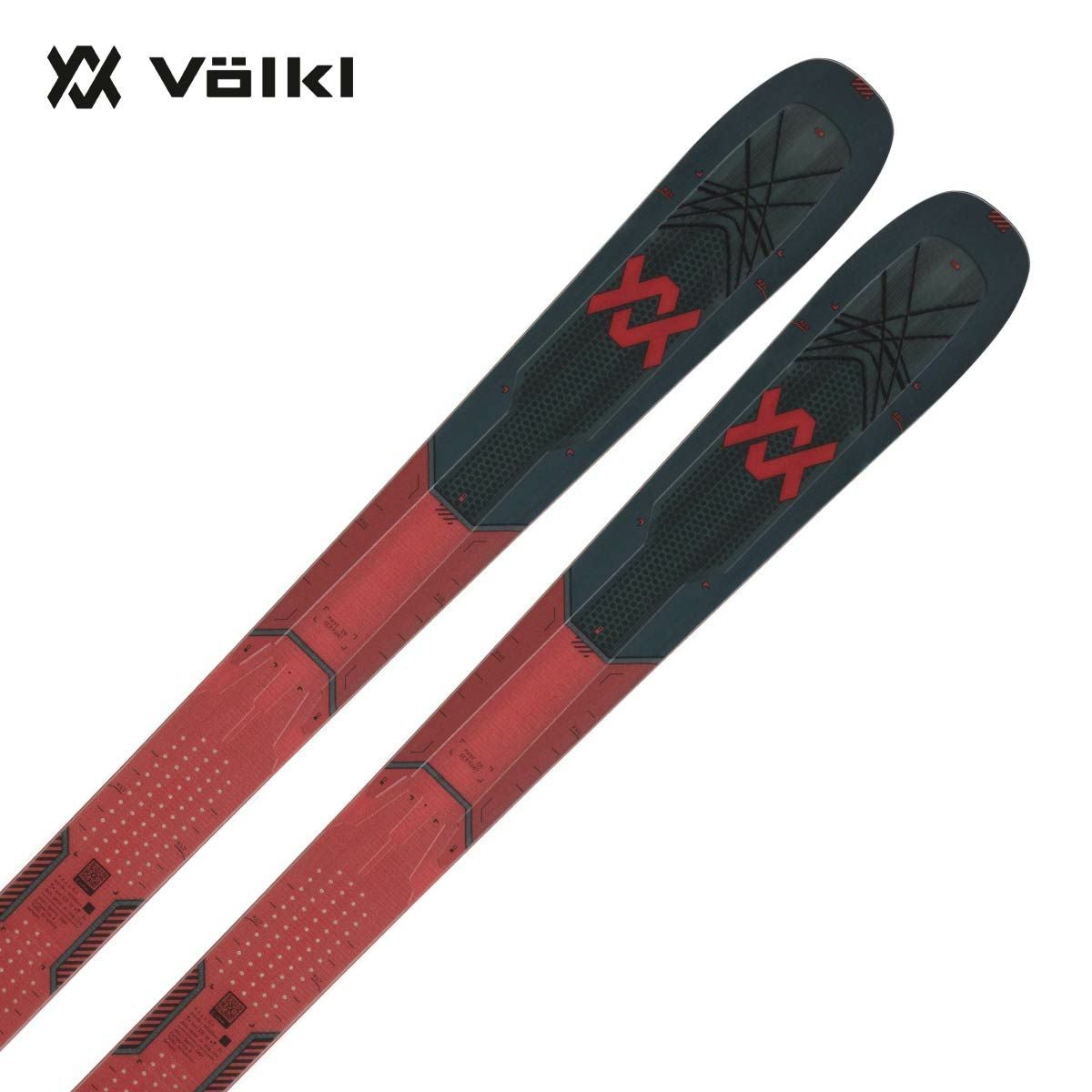 VOLKL/フォルクル RTM TIPROCER 173cm 黒×赤 ビンディング付き RIDE THE MOUNTAIN カービング 札幌 西野店 スキー 4点セット メンズ レディース VOLKL フォルクル RTM 7.4 レッド