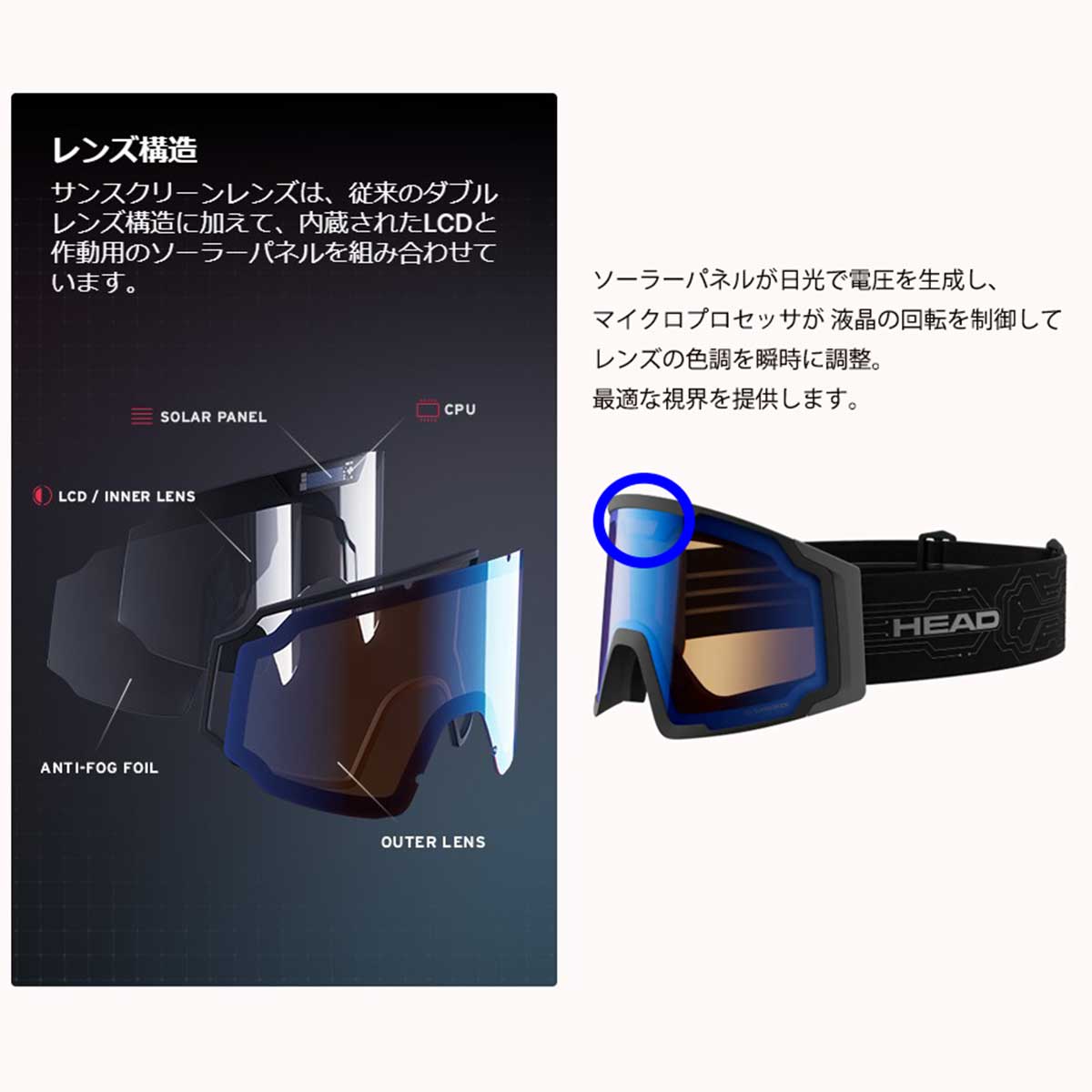 HEAD ヘッド スキーゴーグル メンズ レディース＜2027＞NEVES