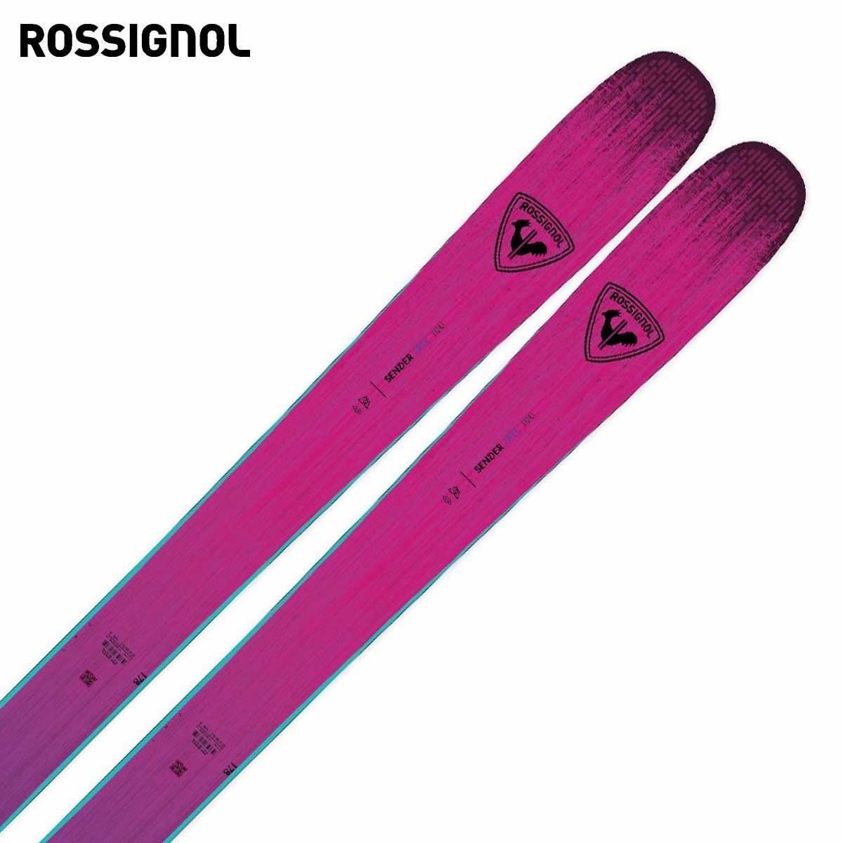 ロシニョール　スキー板　3点セット　ブーツ　ストック　21.5 255 ピンク ROSSIGNOL ロシニョール スキー板 メンズ レディース ＜2026＞ SENDER