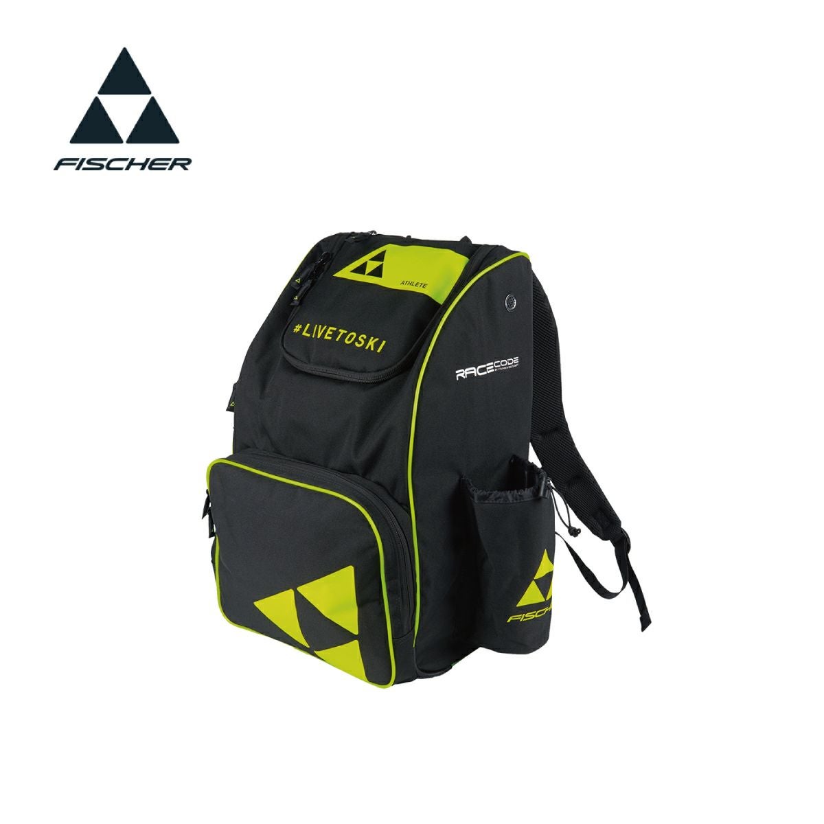 FISCHER バックパック ブラック/イエロー Amazon.com : Fischer Travel Skiing Winter Sports Waterproof