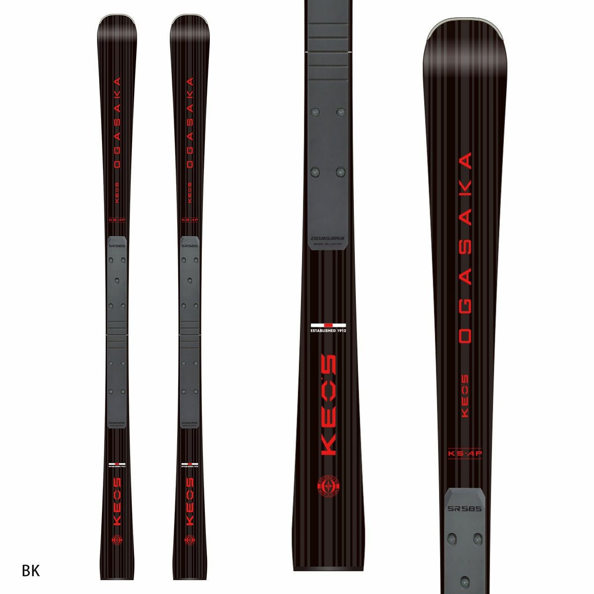 スキー OGASAKA KEO'S KS-AP/BK SR-585 OGASAKA オガサカ スキー板 メンズ レディース＜2026＞KEO'S